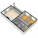 Huur 2 slaapkamer appartement van 99 m² in Maashaven N.z.