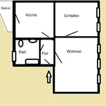 Miete 2 Schlafzimmer wohnung von 55 m² in Auerbach