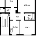 Miete 3 Schlafzimmer wohnung von 73 m² in Witten