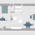 Rent 1 bedroom apartment of 500 m² in Paris