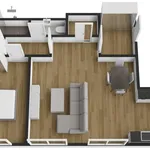 Pronajměte si 2 ložnic/e byt o rozloze 63 m² v Prague