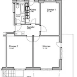 Miete 3 Schlafzimmer wohnung von 69 m² in Grenchen