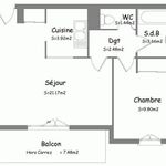 Rent 2 bedroom apartment of 42 m² in ST JEAN DE BRAYE