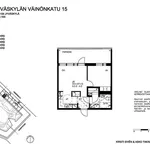 Vuokraa 2 makuuhuoneen asunto, 43 m² paikassa Jyvaskyla