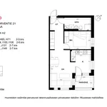 Rent 2 bedroom apartment of 54 m² in Vantaa