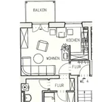 Miete 2 Schlafzimmer wohnung von 41 m² in Chemnitz