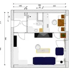 Pronajměte si 1 ložnic/e byt o rozloze 41 m² v Prague