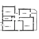 Rent 3 bedroom apartment of 120 m² in verona