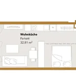 Miete 1 Schlafzimmer wohnung von 45 m² in Vienna