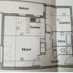 Appartement de 53 m² avec 2 chambre(s) en location à Cergy