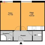 Rent 2 bedroom apartment in Český Brod