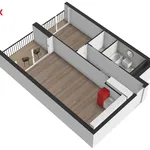 Pronajměte si 2 ložnic/e byt o rozloze 57 m² v plzenec