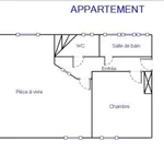 Appartement de 32 m² avec 2 chambre(s) en location à ToulouseT