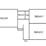 Pronajměte si 2 ložnic/e byt o rozloze 79 m² v Prague