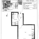 Rent 1 bedroom apartment of 24 m² in PESSAC