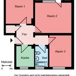 Miete 3 Schlafzimmer wohnung von 67 m² in Kamen