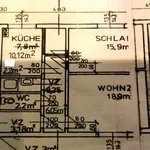 OEYNHAUSEN – AUTOBAHNABFAHRT BADEN, sonnige 60 m2 Neubau, 2 Zimmer, Extraküche, Wannenbad, Gartenmitbenutzung, befristet