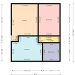 Appartement de 344 m² avec 1 chambre(s) en location à London