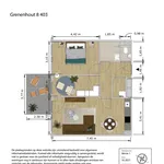 Huur 2 slaapkamer appartement van 64 m² in Eindhoven