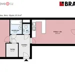 Rent 2 bedroom apartment of 62 m² in Trhový Štěpánov