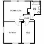 Miete 2 Schlafzimmer wohnung von 46 m² in Herten