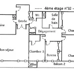 Appartement de 111 m² avec 5 chambre(s) en location à orléans