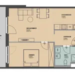 Miete 1 Schlafzimmer wohnung von 52 m² in Vienna