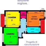 Rent 2 bedroom apartment of 135 m² in Torino