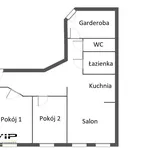 Rent 3 bedroom apartment of 57 m² in Szczecin