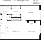 1 bedroom apartment of 602 sq. ft in Coquitlam