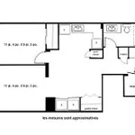 Appartement de 699 m² avec 3 chambre(s) en location à Quebec