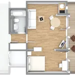 Miete 1 Schlafzimmer wohnung von 40 m² in Cologne