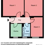 Miete 3 Schlafzimmer wohnung von 60 m² in Castrop-Rauxel