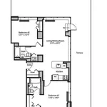 Rent 2 bedroom apartment of 110 m² in New York