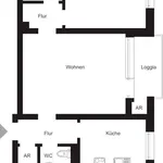 Miete 2 Schlafzimmer wohnung von 59 m² in Witten