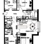 Pronajměte si 4 ložnic/e byt o rozloze 141 m² v Prague