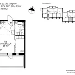 Rent 1 bedroom apartment of 36 m² in Tampere