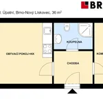 Pronajměte si 1 ložnic/e byt o rozloze 36 m² v Brno