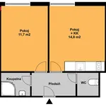 Pronájem bytu 2+kk 36m²