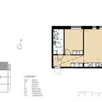 Vuokraa 2 makuuhuoneen asunto, 49 m² paikassa Uusikaupunki