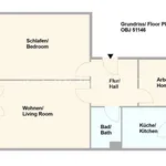 Miete 2 Schlafzimmer wohnung von 66 m² in Hamburg