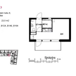 Rent 1 bedroom apartment of 23 m² in Vantaa