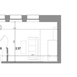 Pronajměte si 1 ložnic/e byt o rozloze 28 m² v Město: